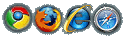 chrome, firefox, ie, safari